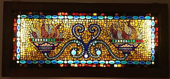 Classic Stained Glass - Belcher Mosaic Stained Glass Window